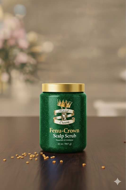 Fenu-Crown Exfoliating Scalp Scrub: Step 1